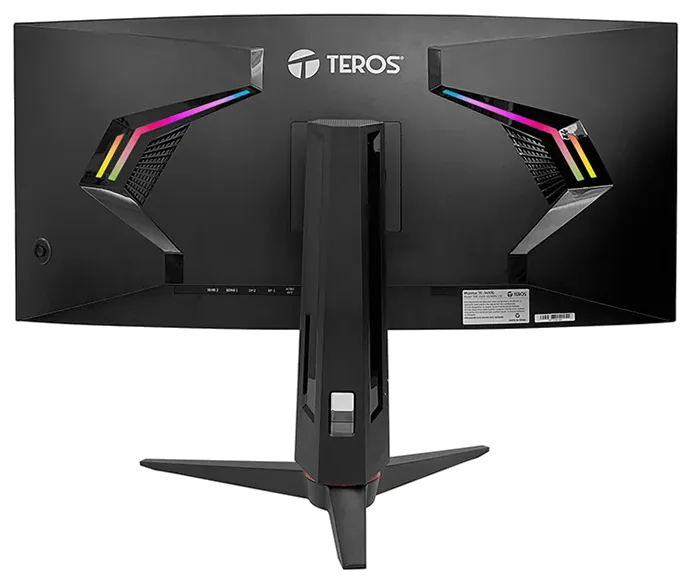 TEROS TE-3412G — angled rear view with RGB lighting