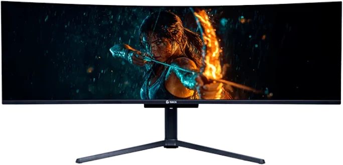 TEROS TE-4921G — 49-inch curved gaming monitor with QD-OLED panel